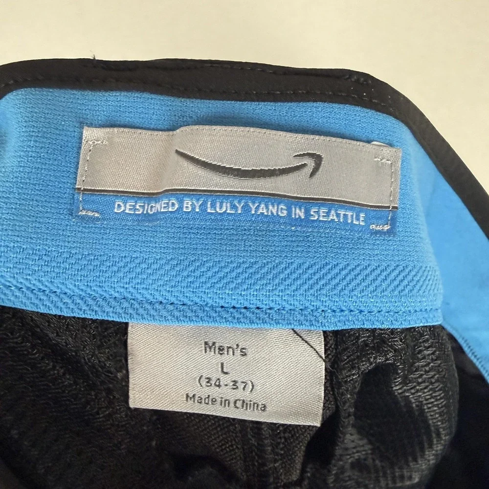 Amazon Delivery Pants Mens 36x31 Black‎ Cargo Stretch Workwear Utility Luly Yang